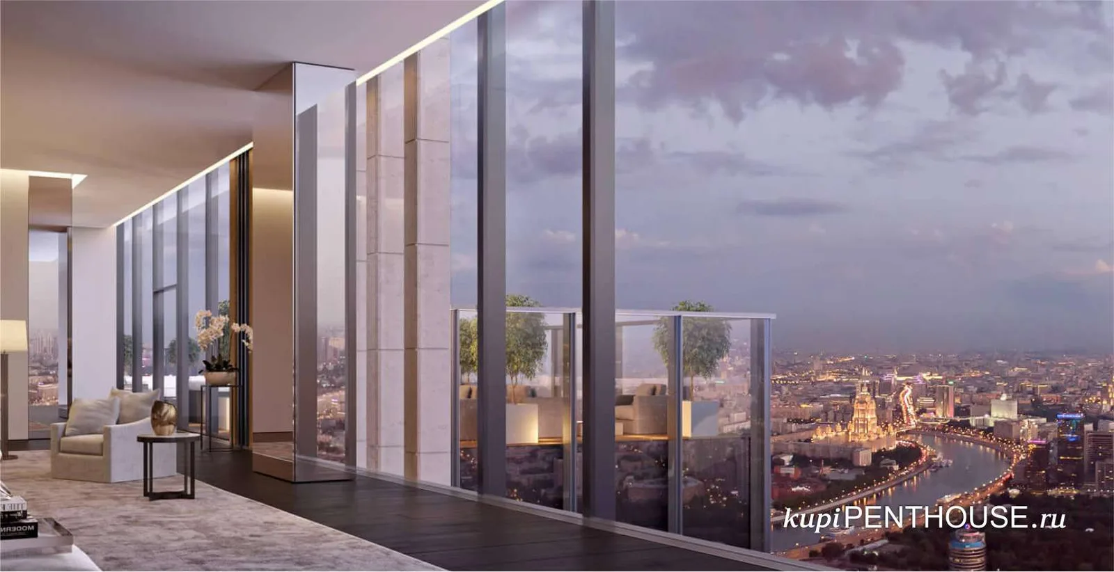 Пентхаус в башне «NevaTowers»