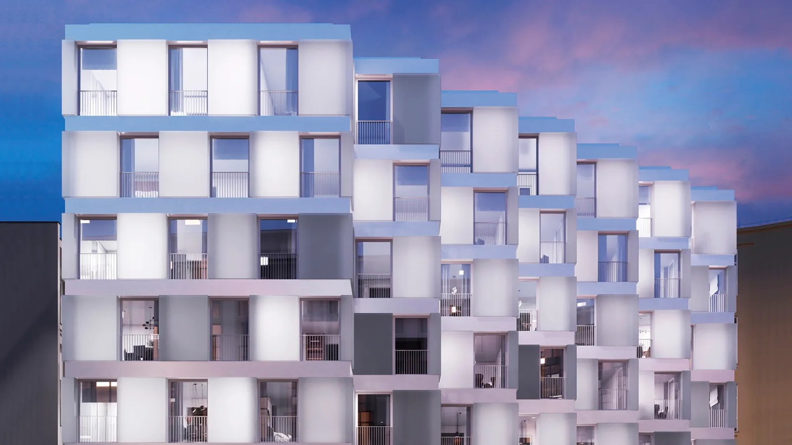 Фасад ЖК Lumin House