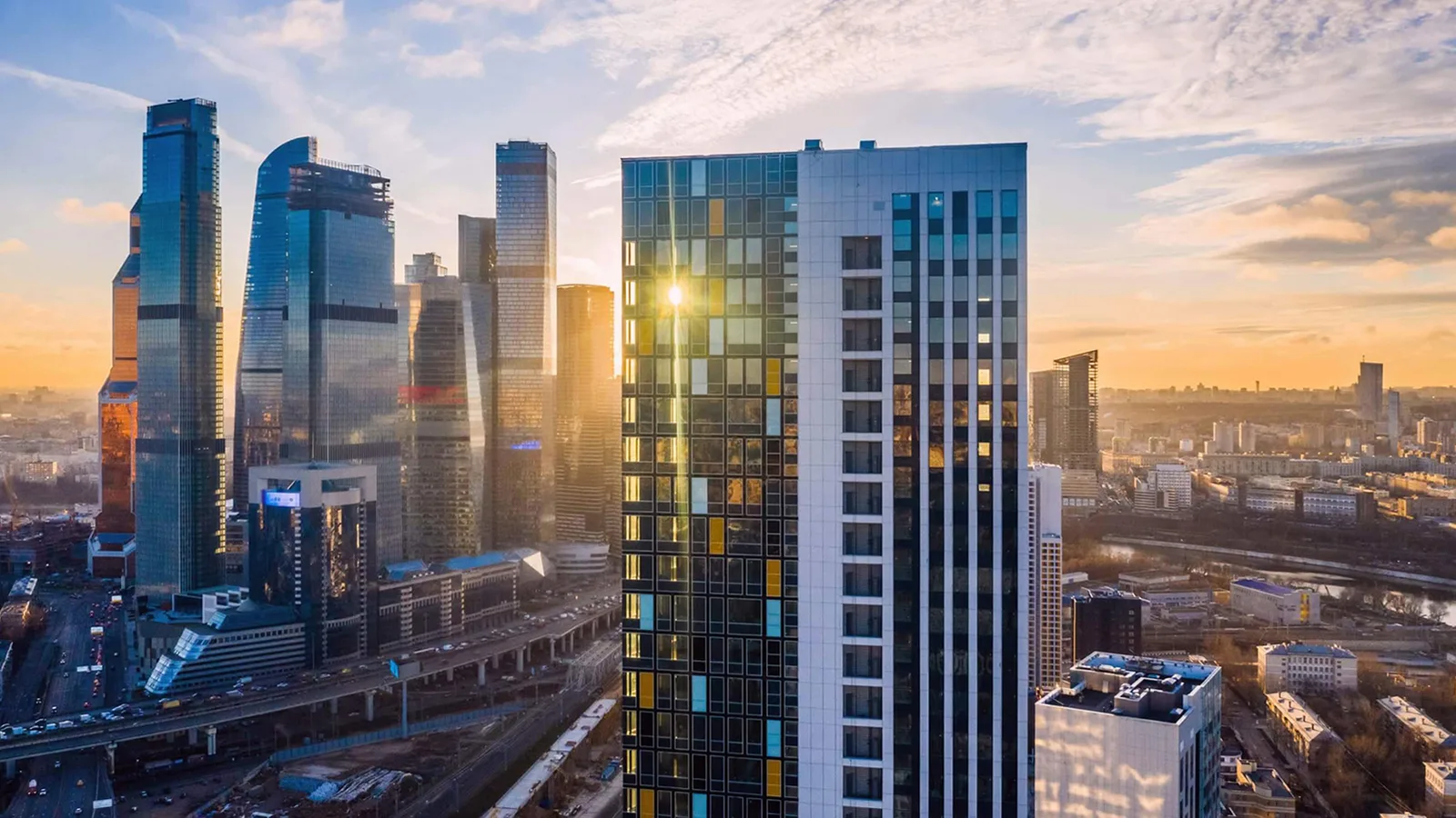 Башни с видом на Москва-Сити